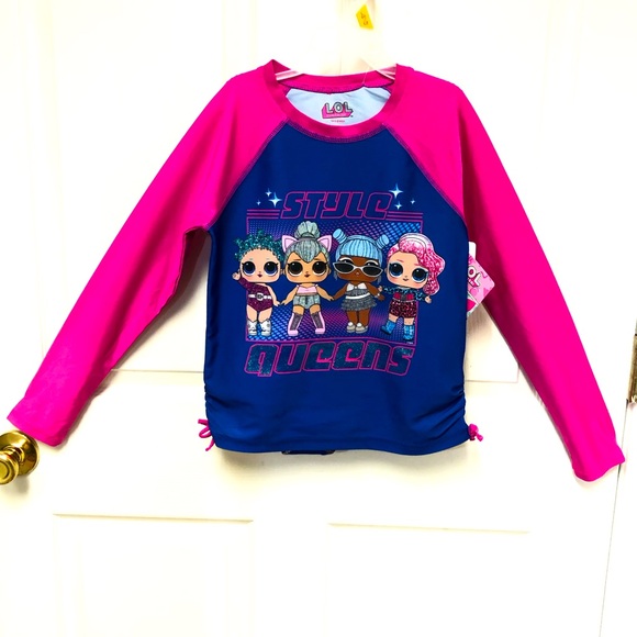 L.O.L. Surprise UPF Style Queens 2-Piece Metallic Swim Suit - Picture 1 of 14